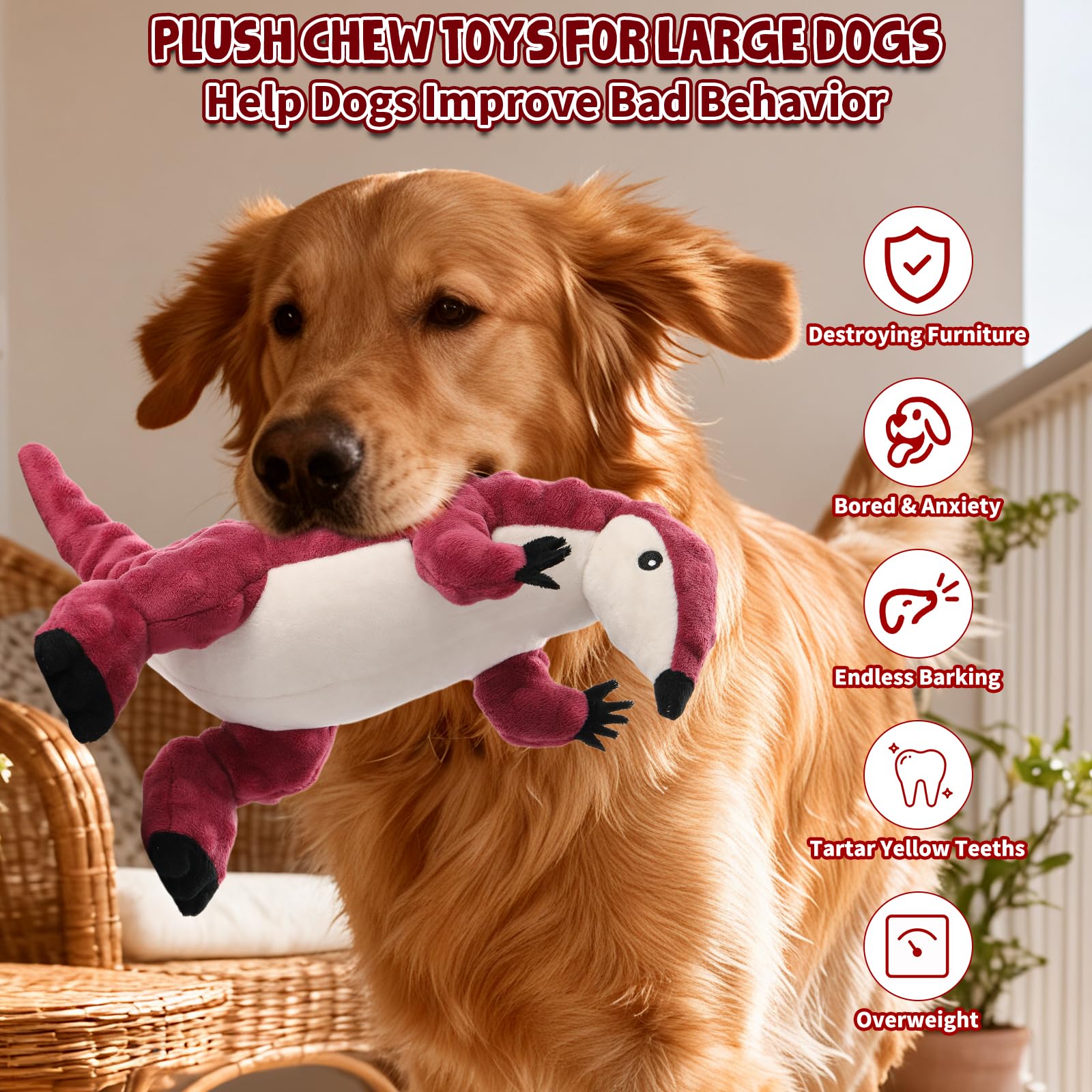 Loncoldy, peluche stimulant mentalement pour occuper les chiens.