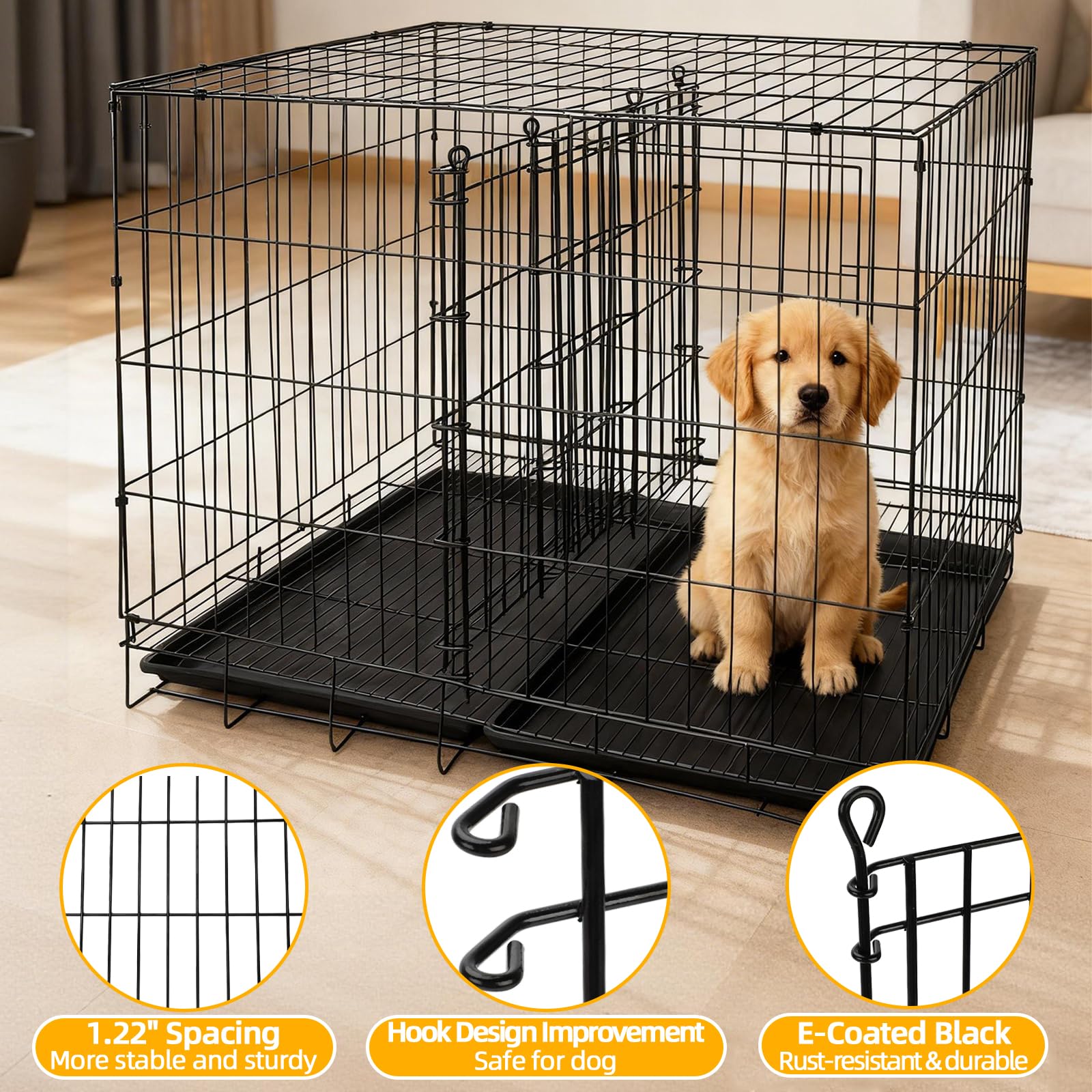 Compatibilité avec cages 30–36 pouces pour un achat durable.