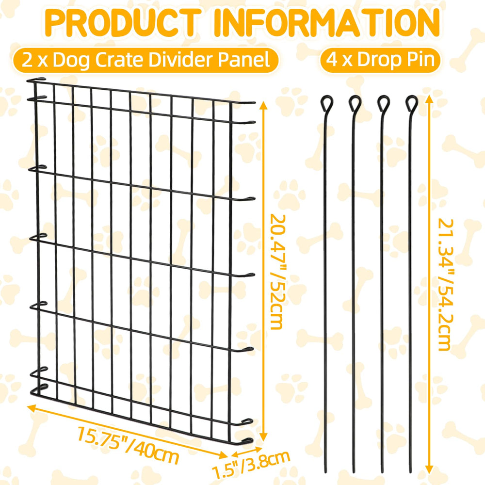 Lonepetu diviseur cage chien, largeur ajustable pour croissance.