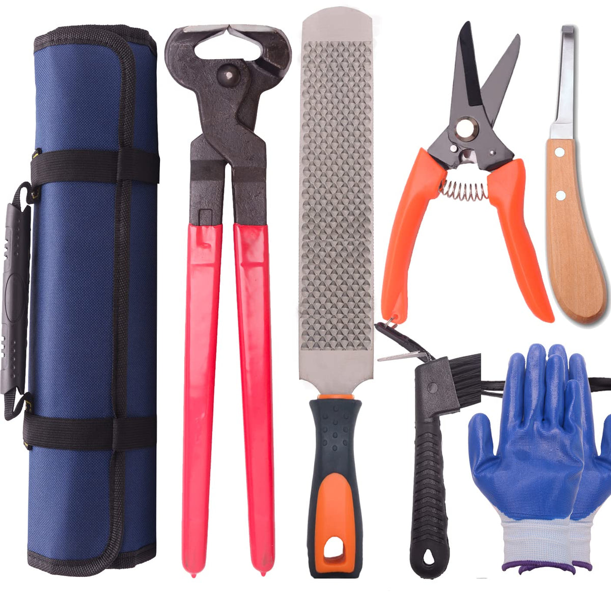 LONG RIVER kit-outils marechal-ferrant sabot – ensemble pratique et facile à transporter.