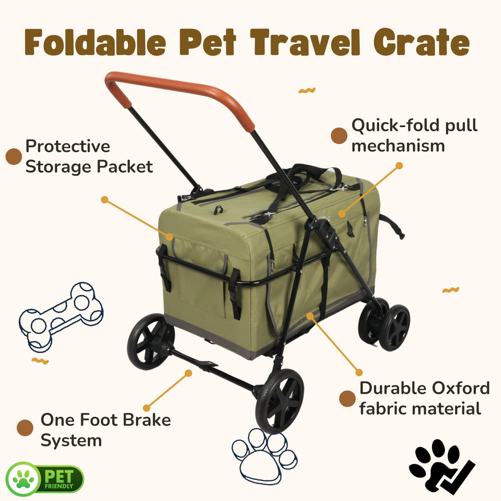 LONGDOG IMPRESSIONS – Cabine spacieuse adaptée aux petits et moyens animaux.