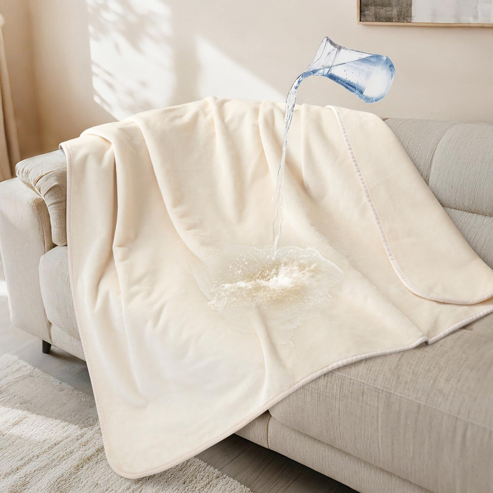 LOOBANI Couverture imperméable sur canapé protège contre les liquides.