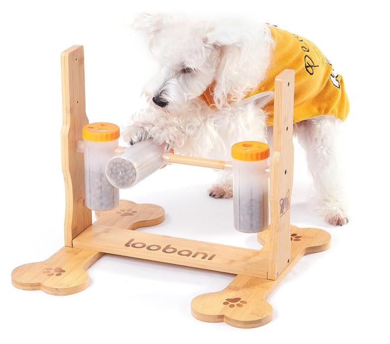 LOOBANI puzzle chien action: stimule l’intelligence et prolonge le jeu avec des friandises.