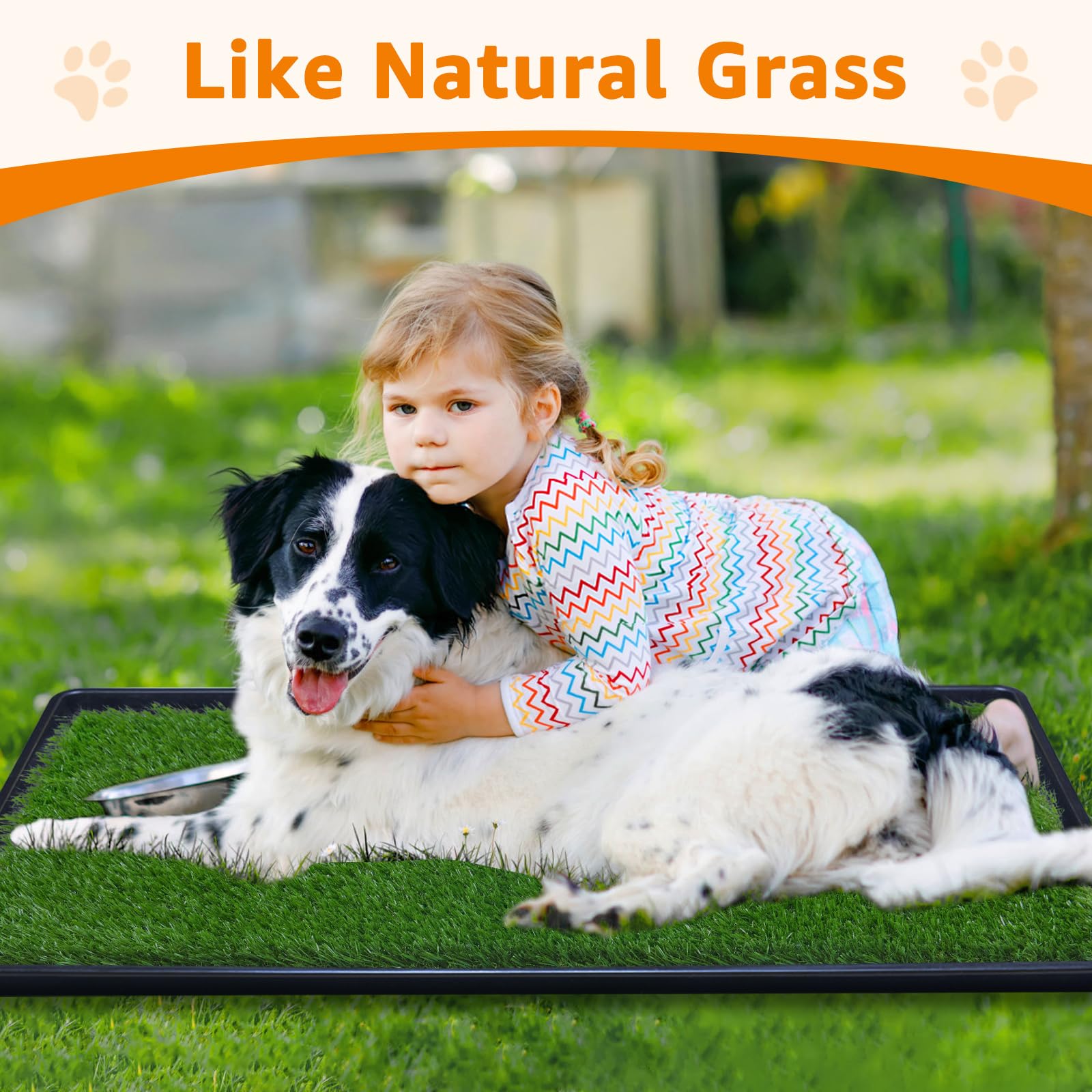 LOOBANI tapis herbe artificielle portable idéal pour balcons et couloirs