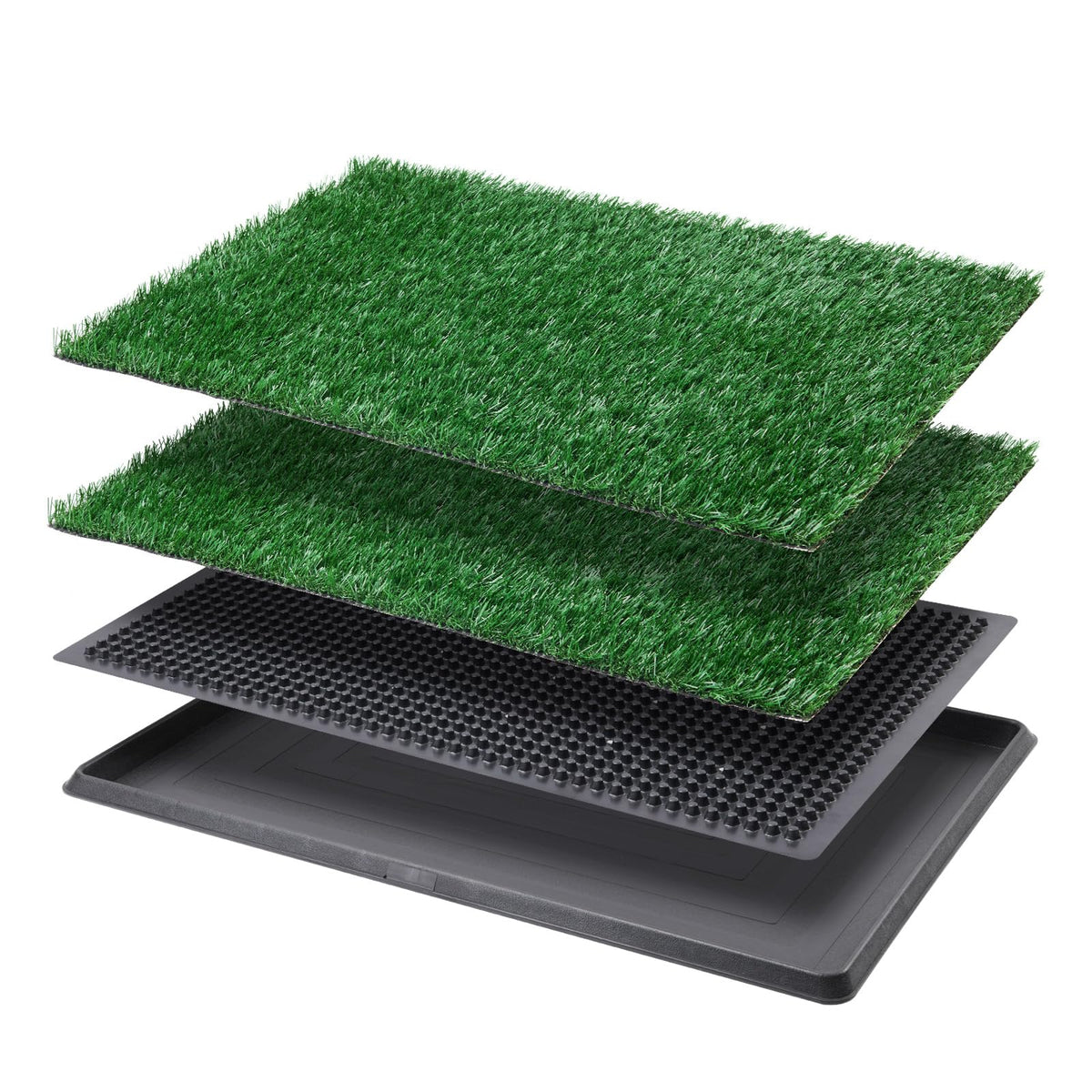 LOOBANI tapis herbe chien 20x30, espace pratique pour ses besoins en appartement.