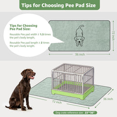 LOOBANI tapis-pipi absorbant, motif chien, protège les sols lors de l'entraînement.