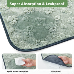 LOOBANI tapis-pipi lavable en machine, facile à nettoyer et à sécher rapidement.