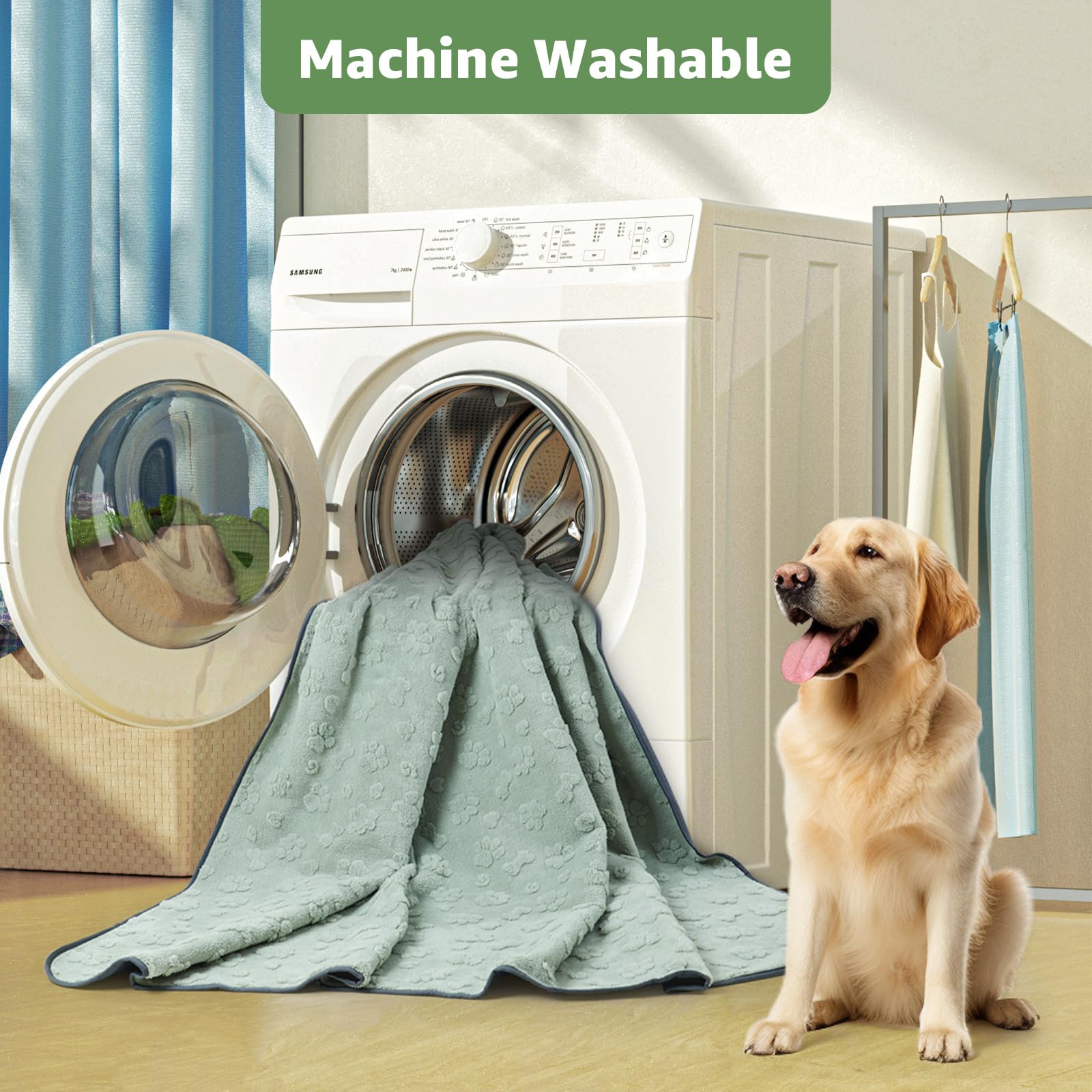 LOOBANI Tapis Usage Multi: solution polyvalente pour chien.