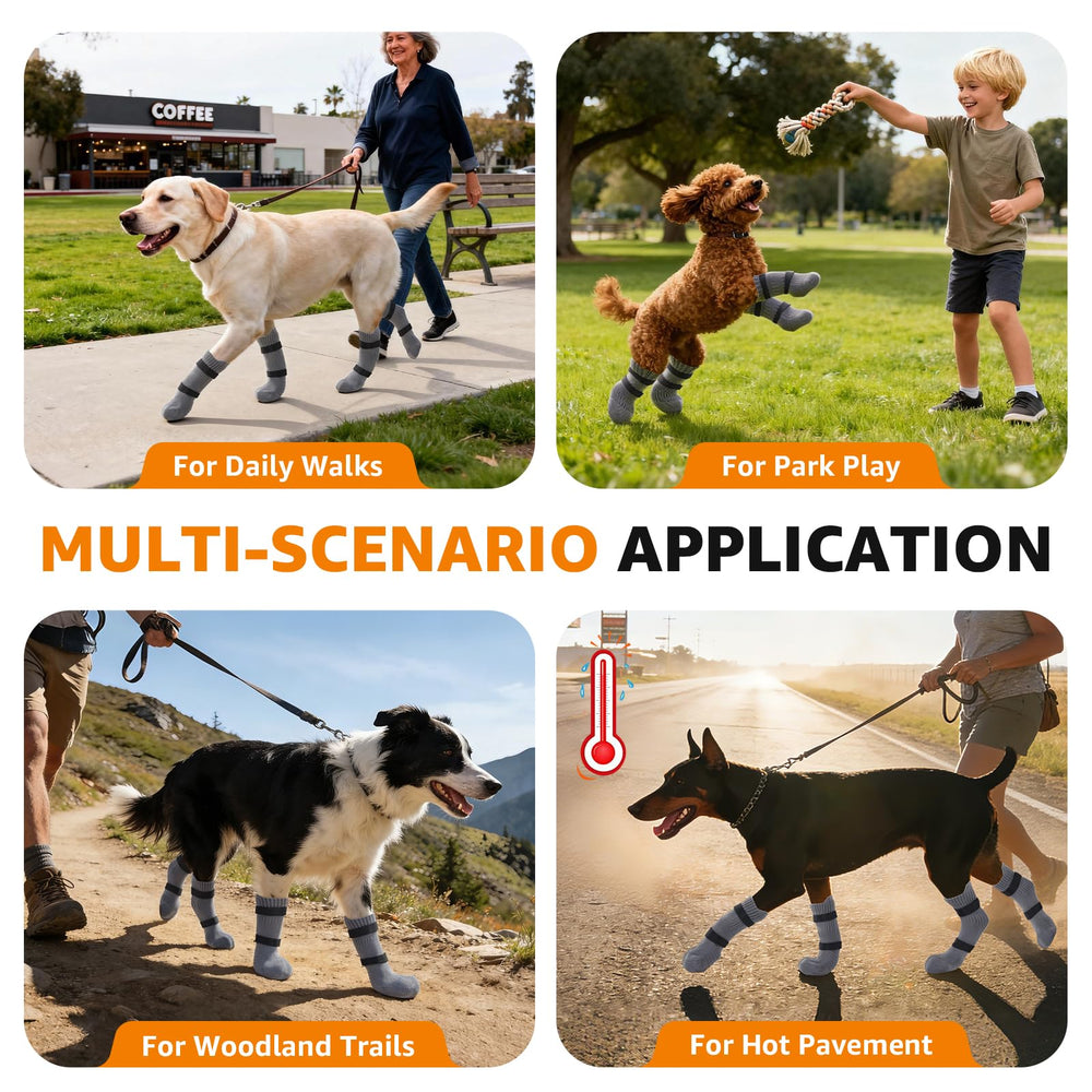 Utilisation-facile LOOBANI rend les bottes plus faciles pour les chiens hésitants.