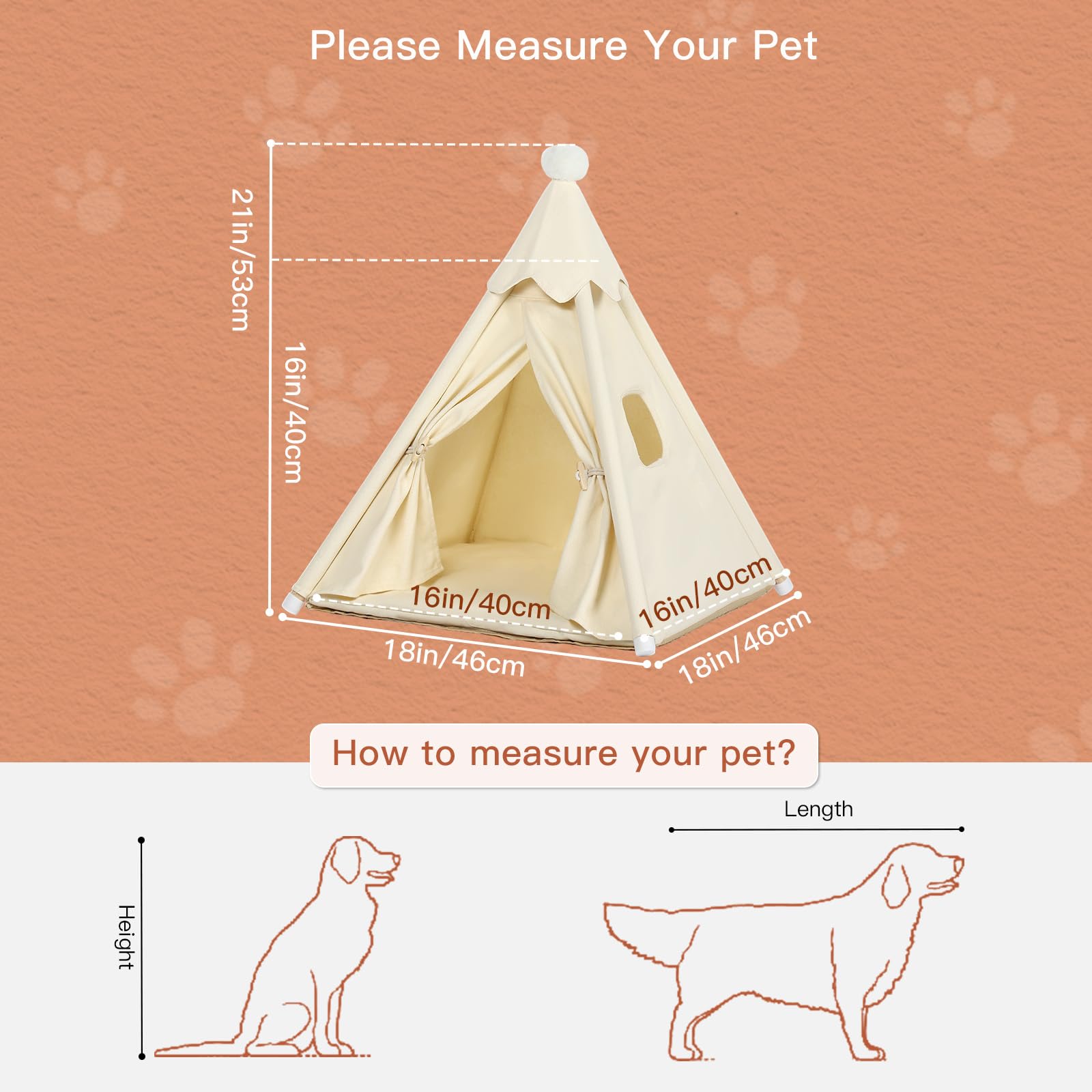 LOOBMBNS Bunny Teepee Interieur Confort – coin intime et facile à nettoyer.