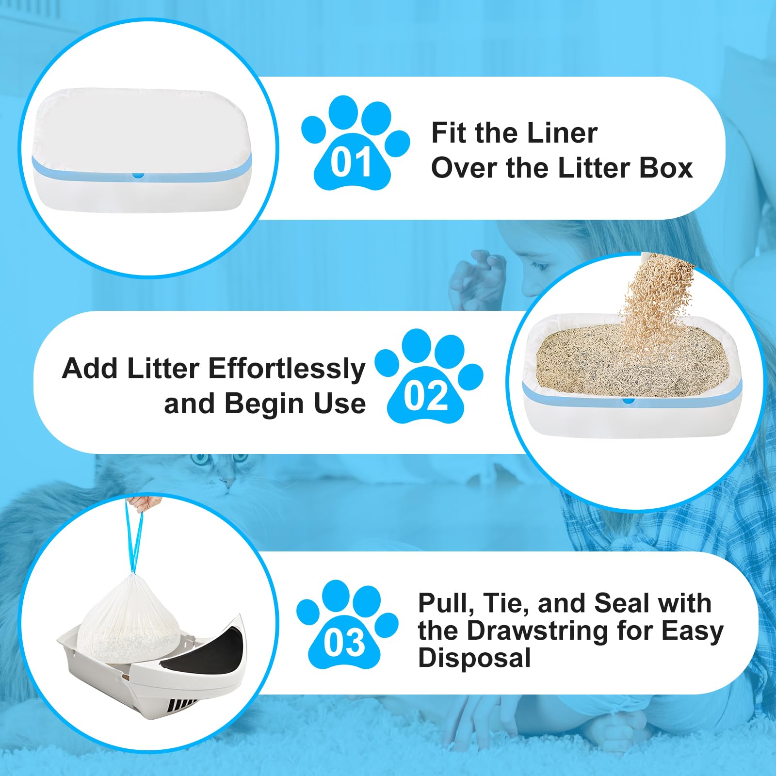 LoopTime sacs litière chat – matériaux non toxiques et écologiques pour votre chat