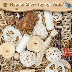 LOPERDEVE balle-rattan naturel, préhension sécurisée et divertissement.