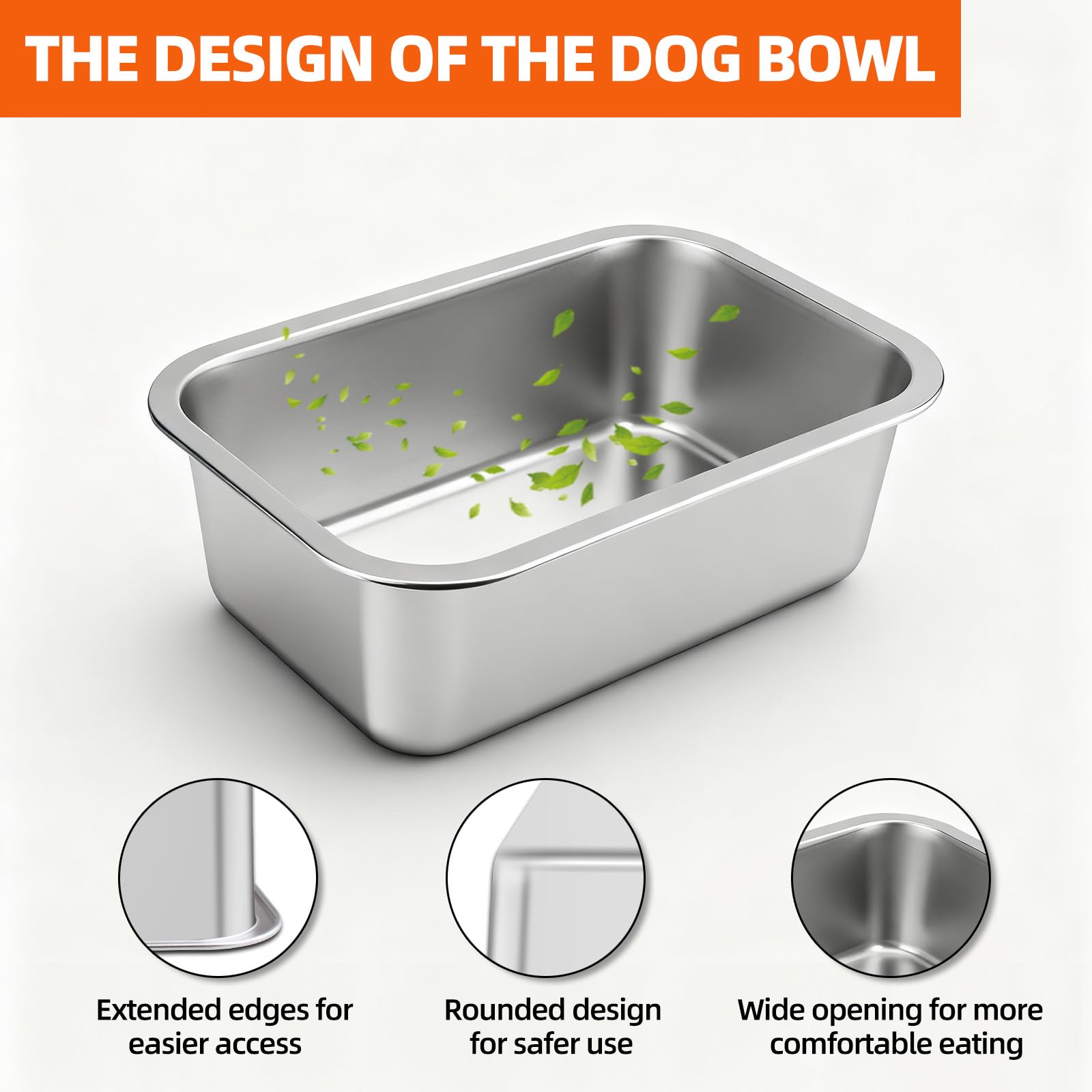 LOPYK bol inox ouverture large pour remplissage pratique