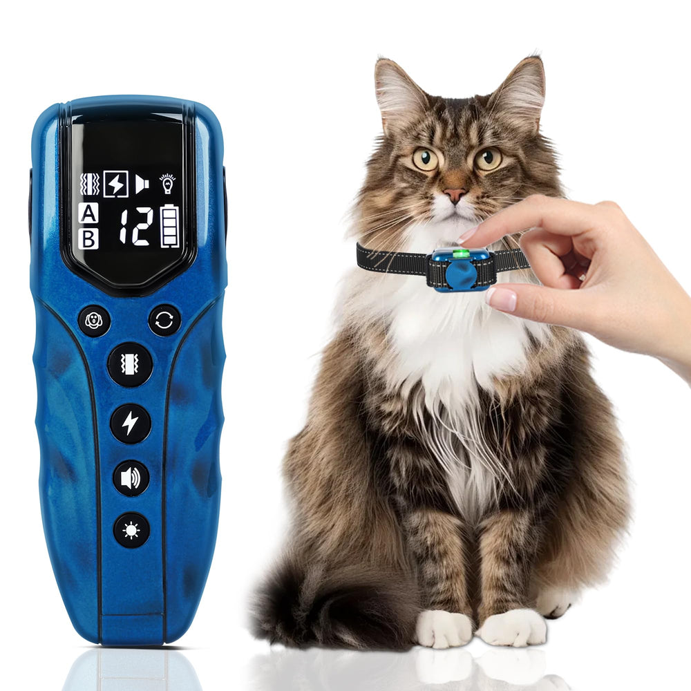 Le récepteur LOSULF léger offre un port confortable sur le cou du chat.
