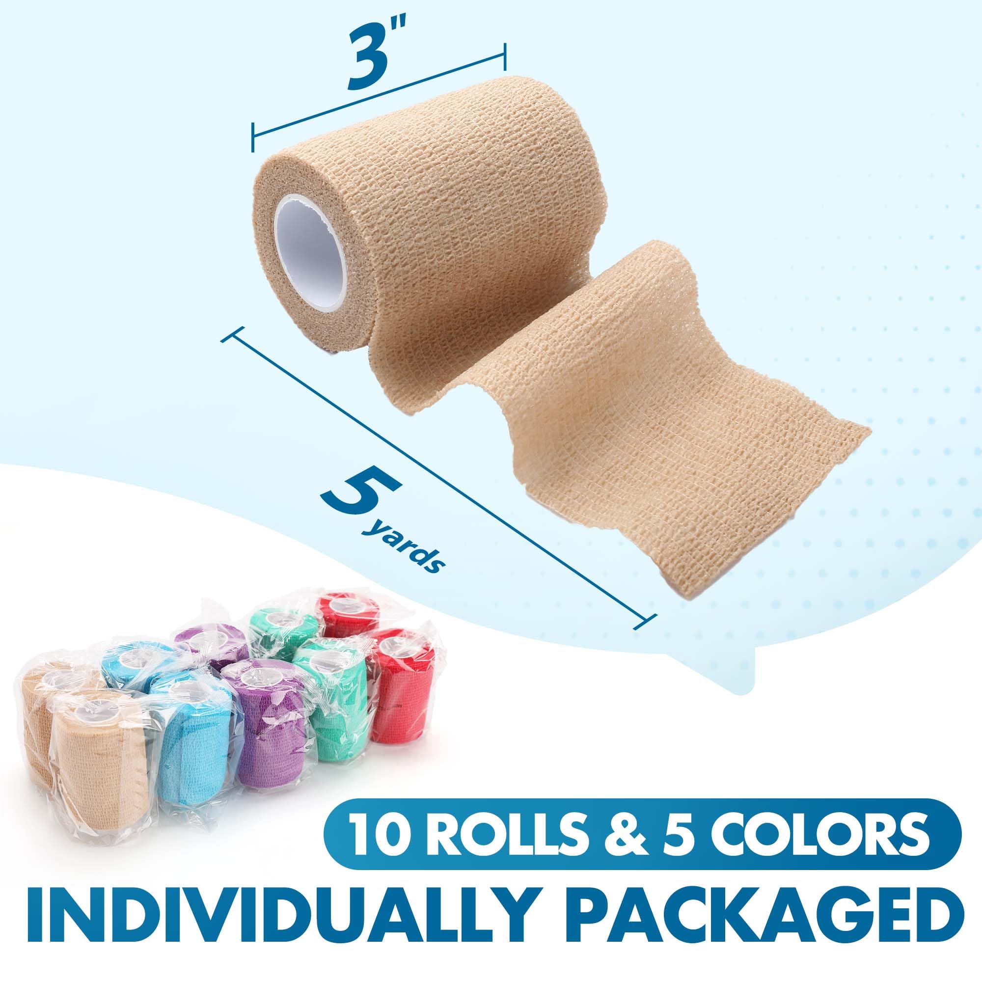 LotFancy Bandage autoadhesif sans residu : retrait sans douleur.