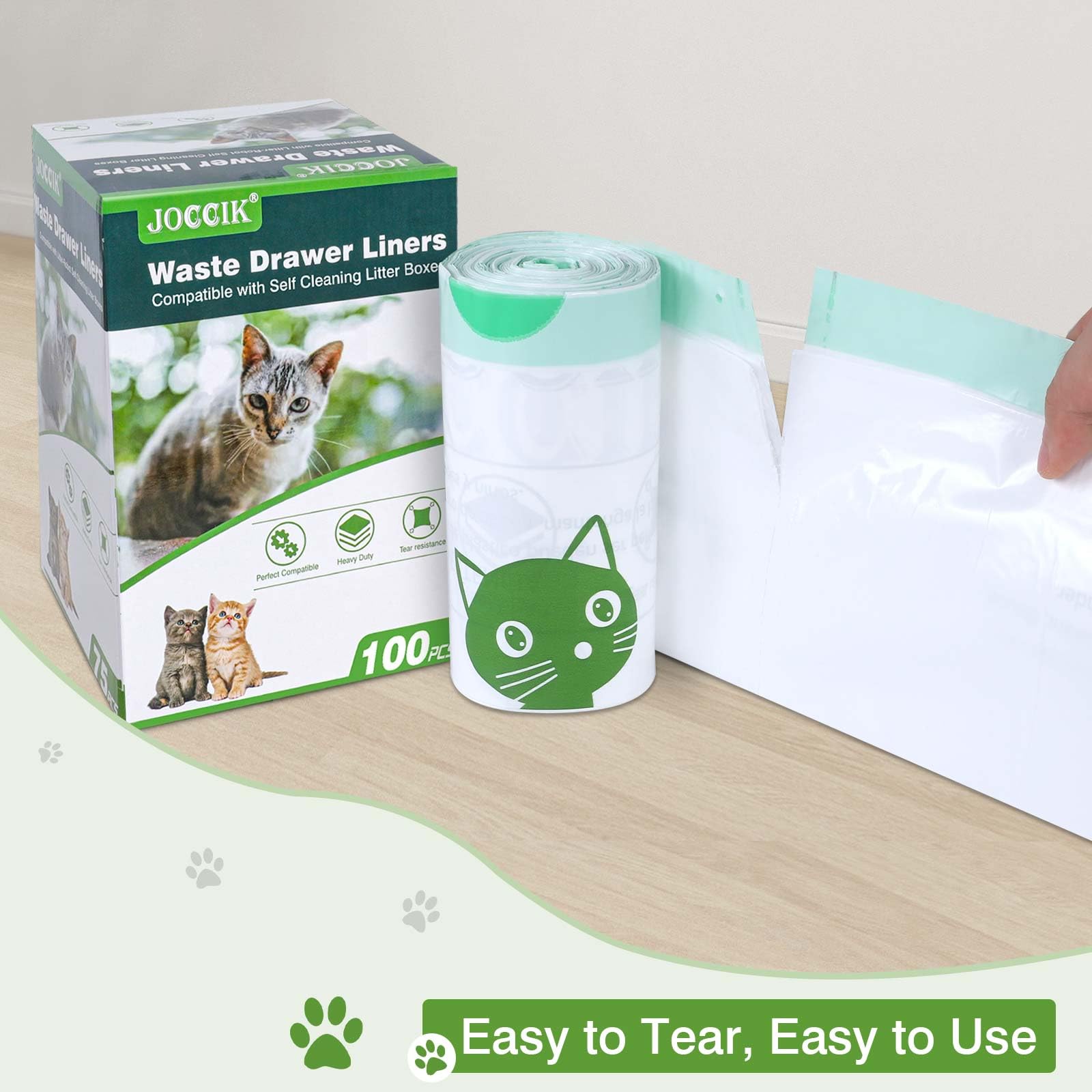 LotuFlor sacs-litiere robot, ouverture facile et remplacement sans effort