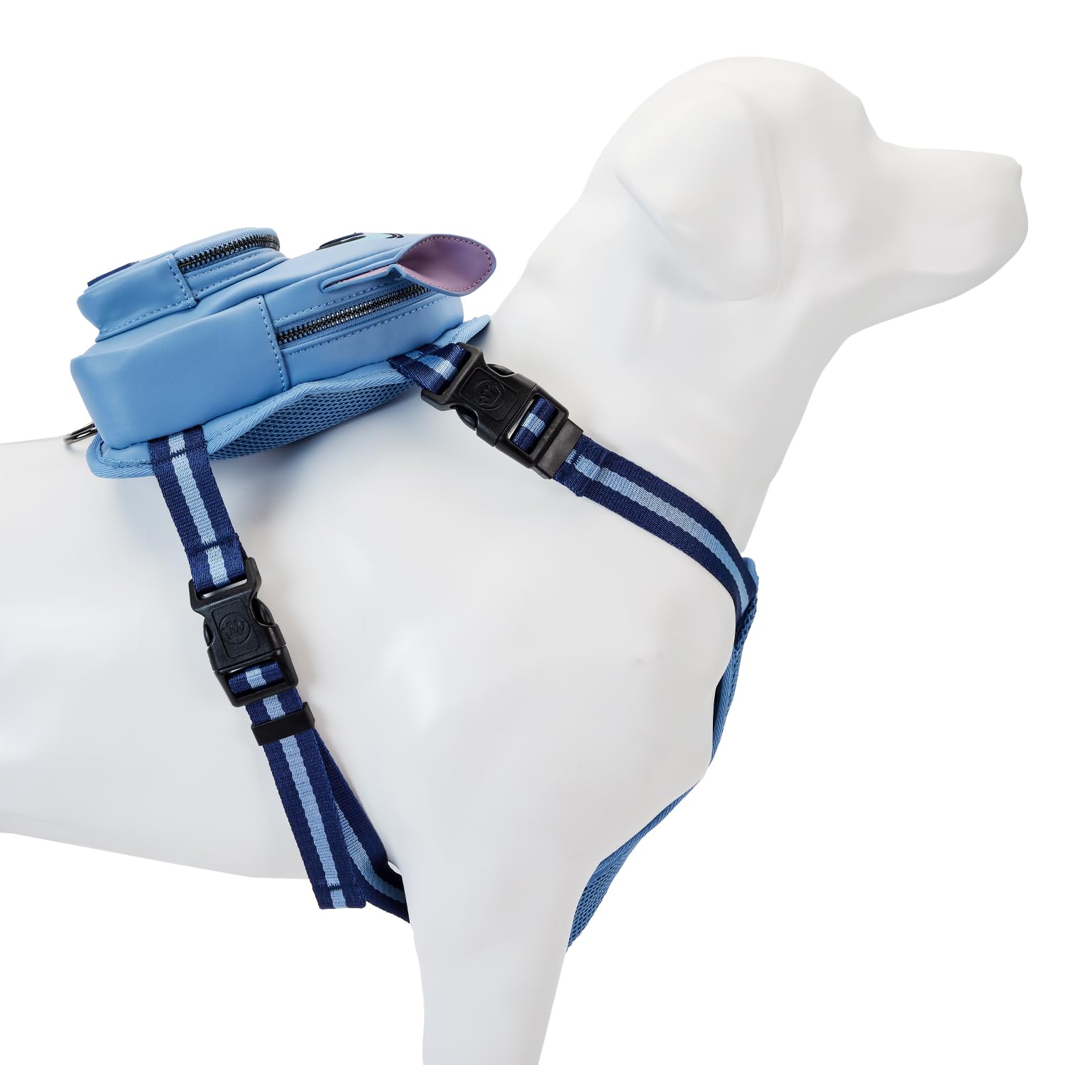 Loungefly Stitch harnais-chien-poches-zippees: rangement pratique pour petites affaires.