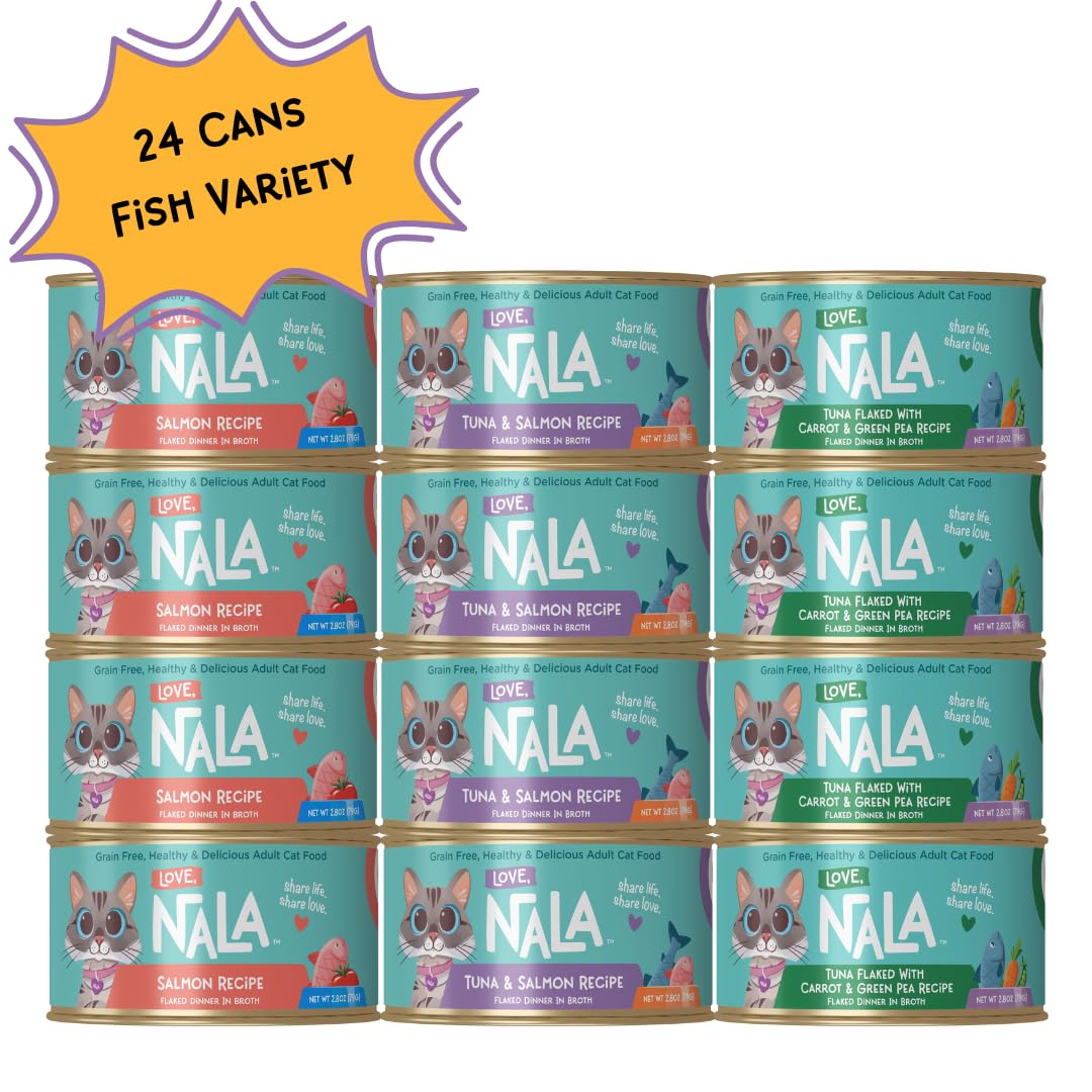 LOVE, NALA bouillon hydratant chat — aide à l'hydratation lors des repas.
