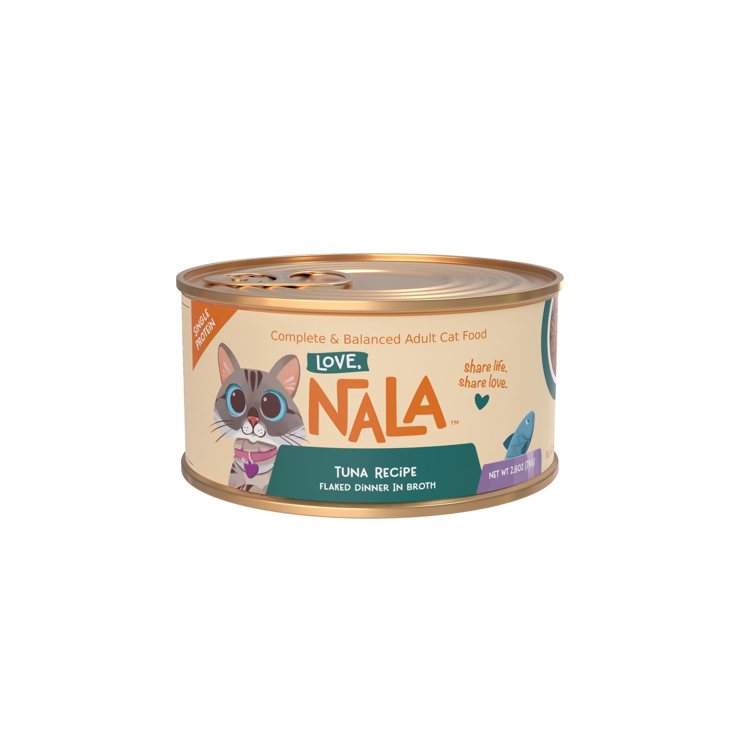 LOVE, NALA ingrédients naturels sans céréales, nutrition simple et digeste.
