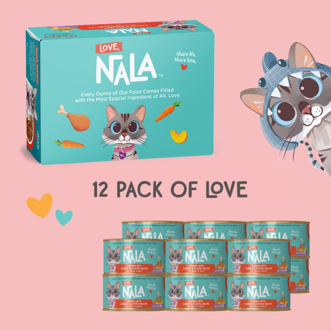 LOVE NALA pate poulet carotte potiron: bouillon épais et hydratation