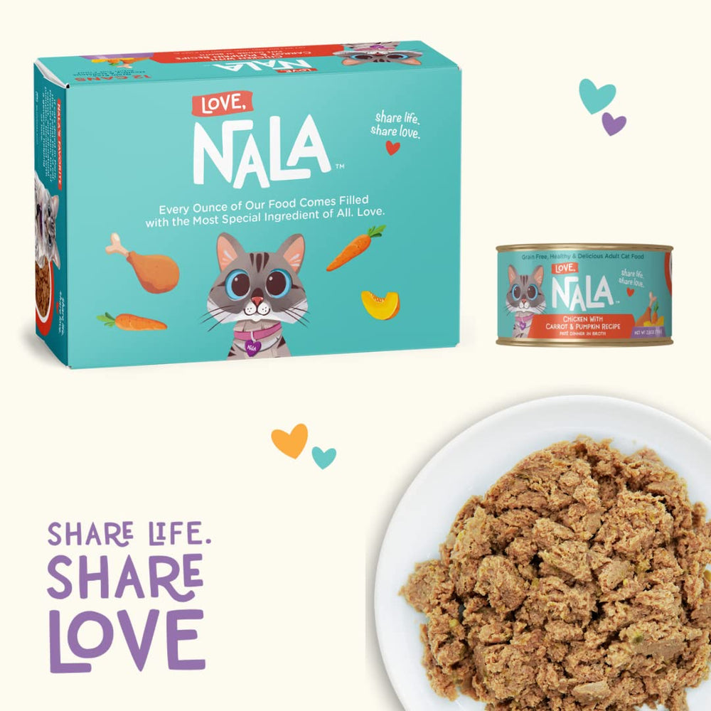 LOVE NALA pate poulet carotte potiron: minéraux et vitamines essentiels