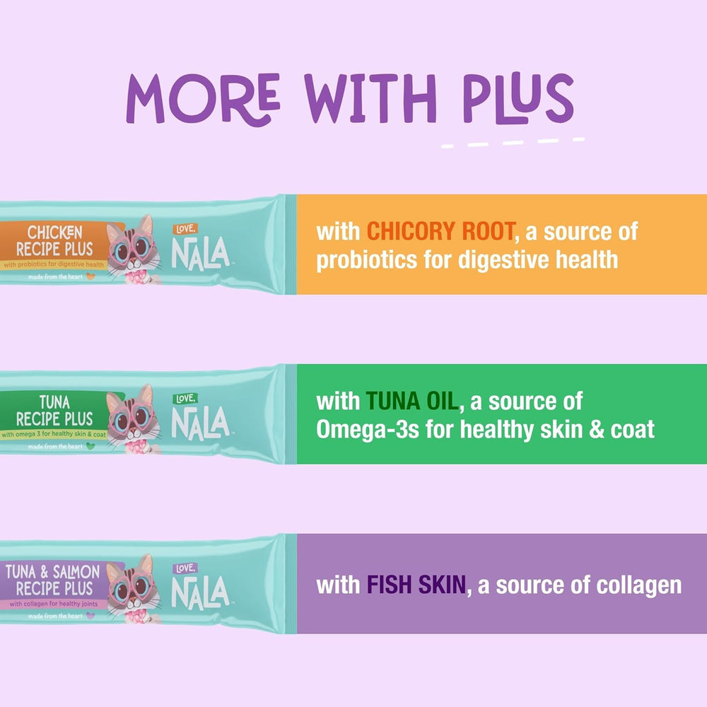 LOVE, NALA texture cremeuse mousse – texture lisse et appétence accrue.