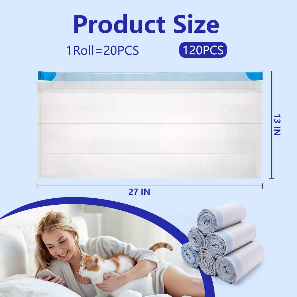 Loveishere sacs litiere HDPE durable pour litière