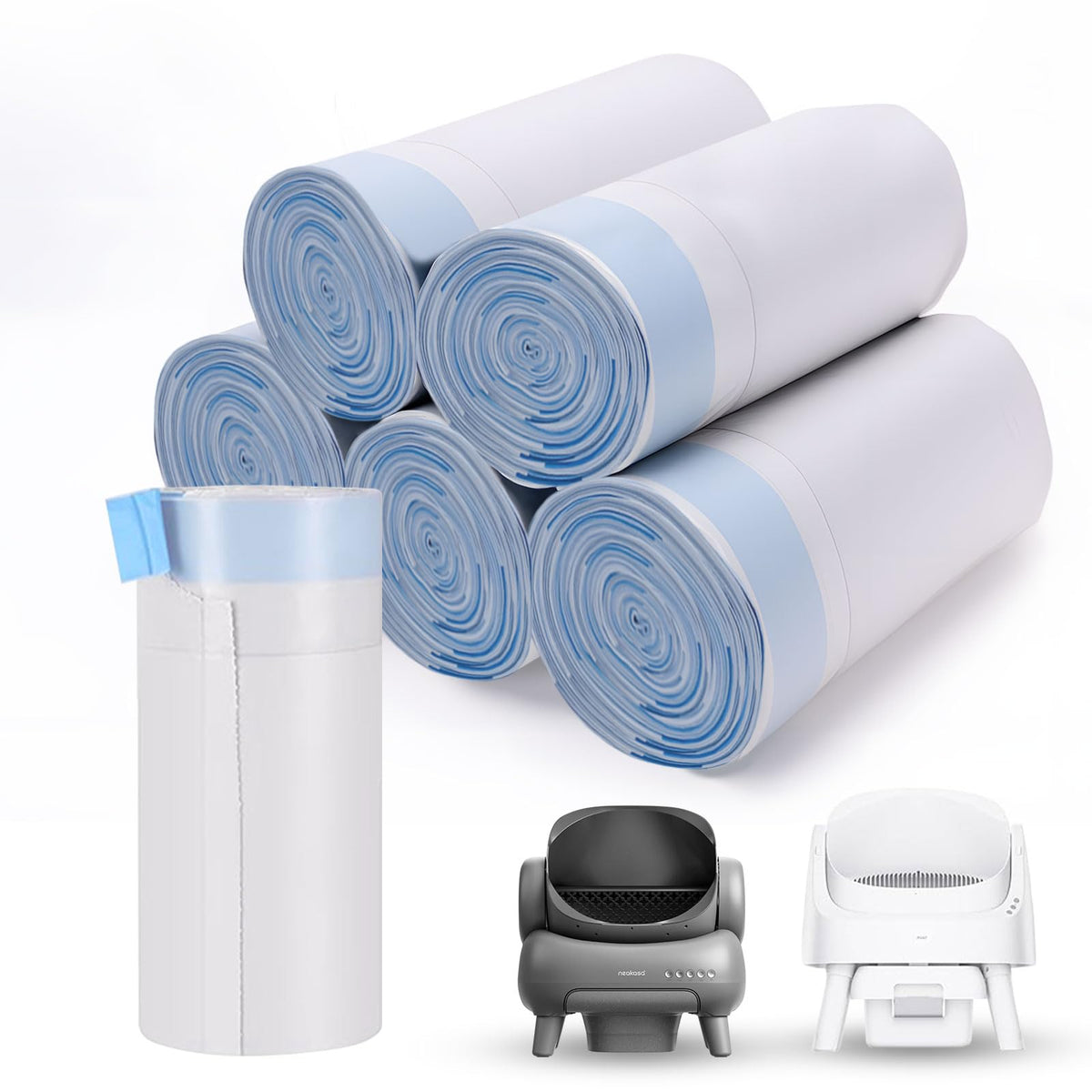 Loveishere sacs litiere compatibles Neakasa et PetPivot pour un entretien sans fuite