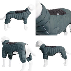 Lovelonglong ArmyGreen veste chien impermeable: protection contre pluie et neige
