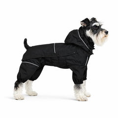 Manteau Lovelonglong pour chien avec capuche amovible et imperméable, idéal pluie