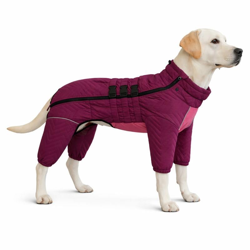 Lovelonglong gilet chien dos 22 pouces, garde le chien au chaud en extérieur.
