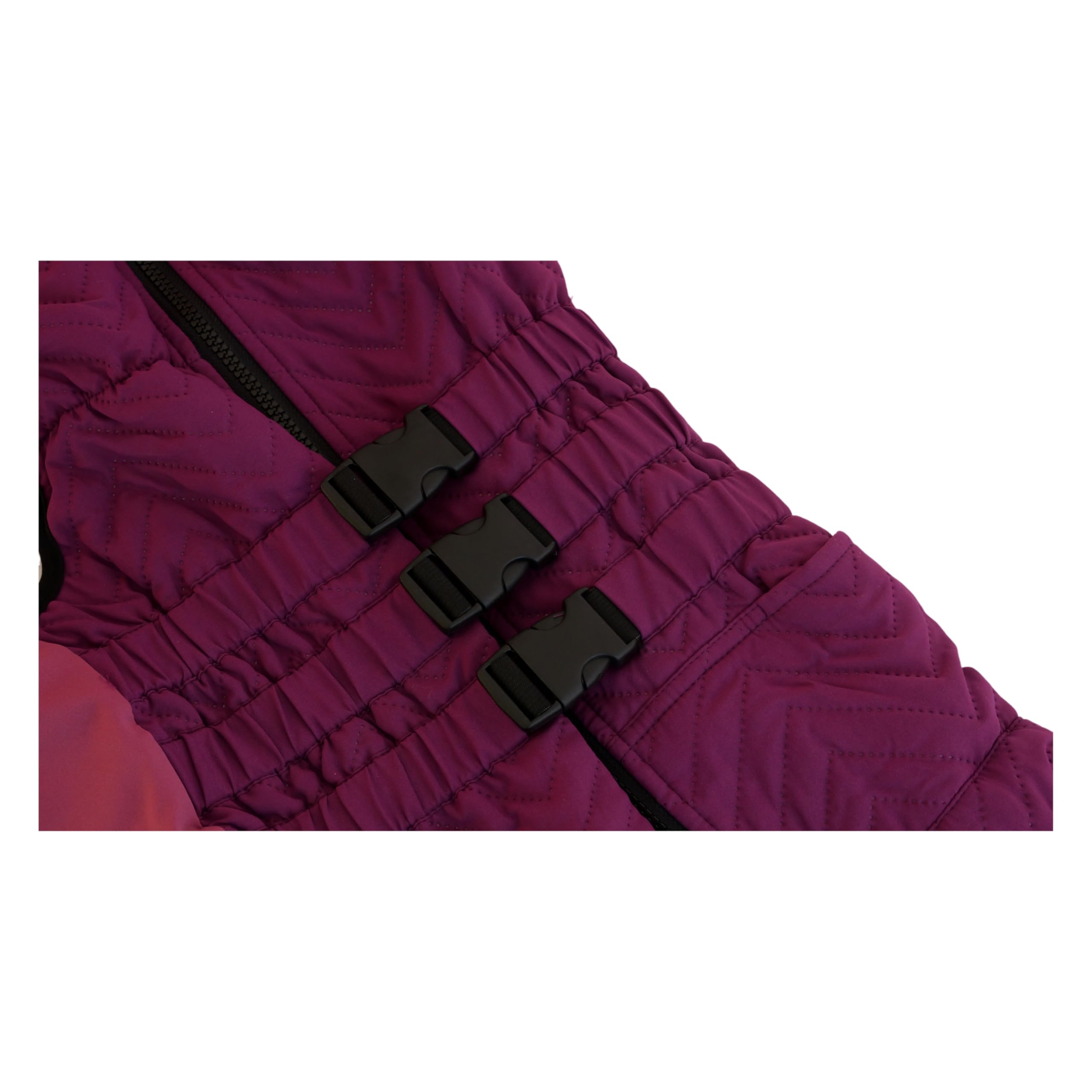 Lovelonglong gilet chien fermeture-éclair et boucles pour enfilage rapide et sûr.