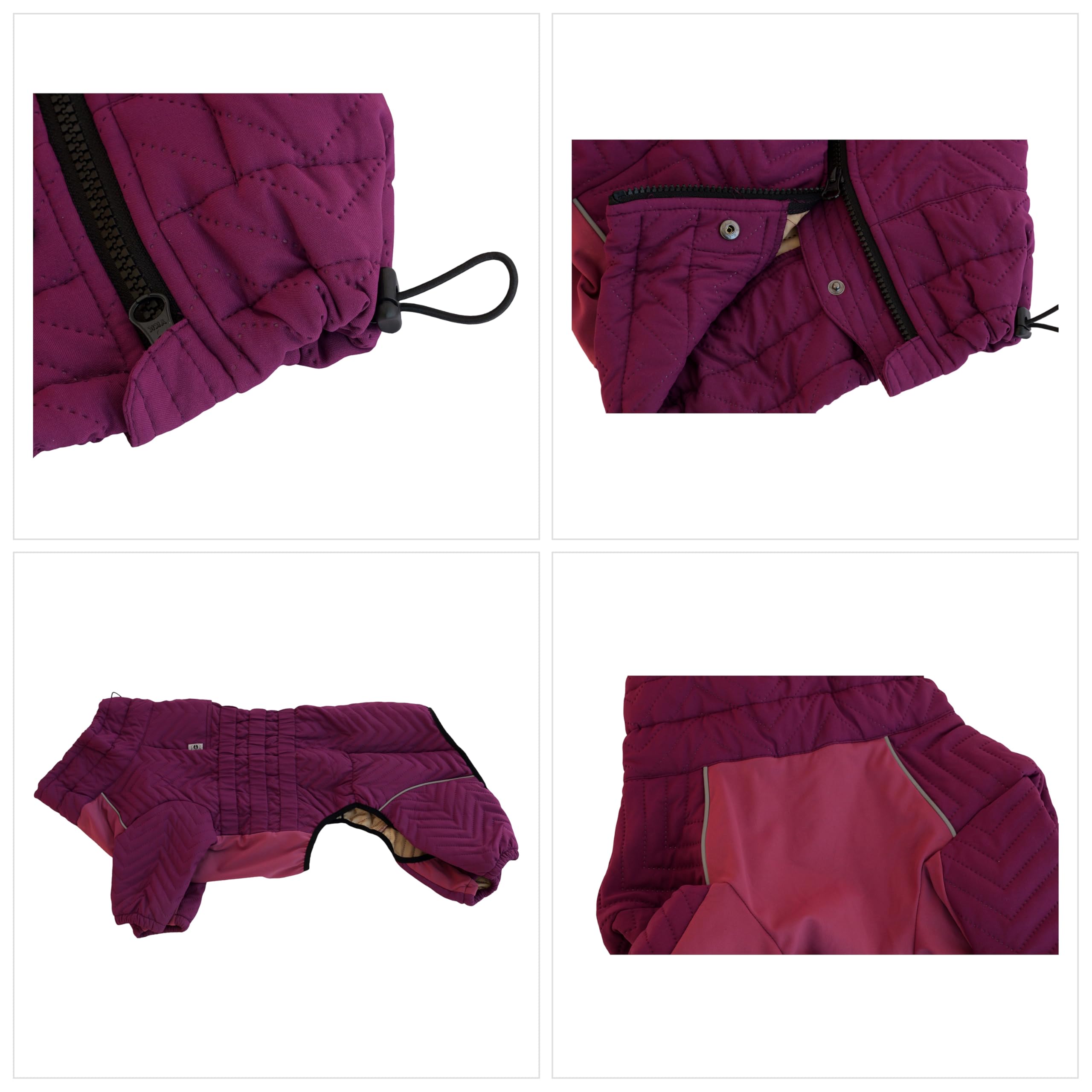 Lovelonglong gilet chien imperméable, protection extérieure contre la bruine.