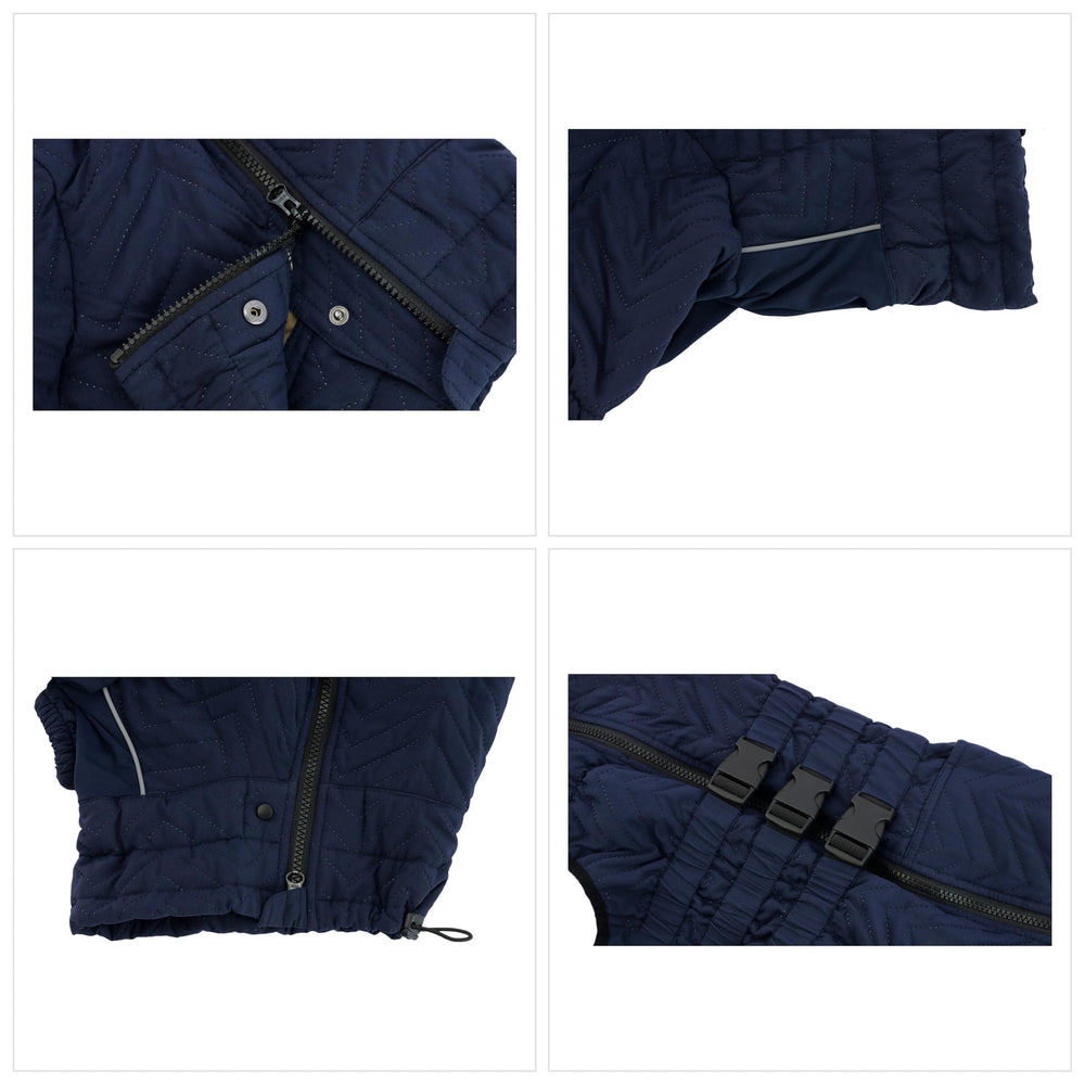 Gilet Lovelonglong avec reflet: visibilité accrue dans l’obscurité.