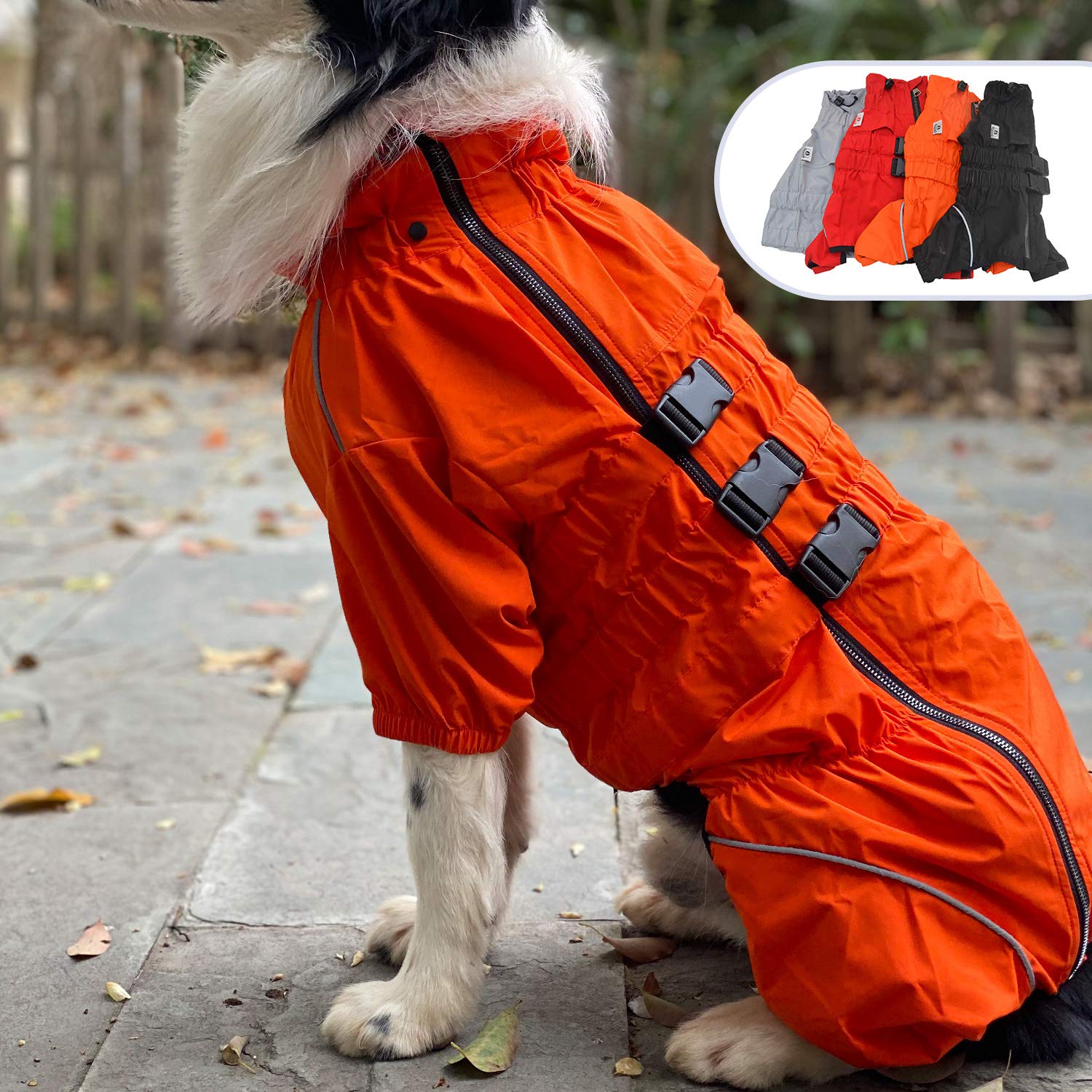 Lovelonglong imperméable-chien-harnais-compatible, utilisation facile avec harnais.