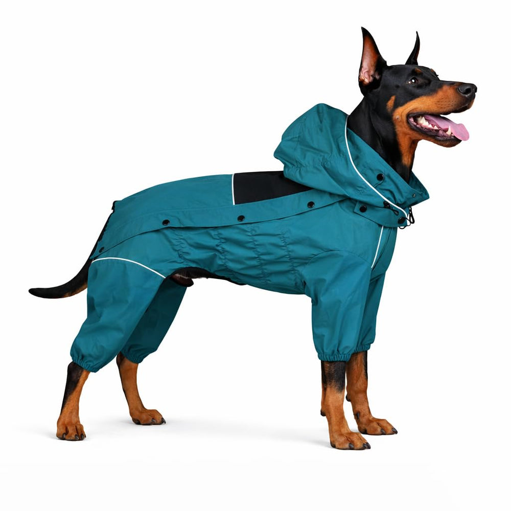 Lovelonglong imperméable chien toute-saison protège contre la pluie et la neige.