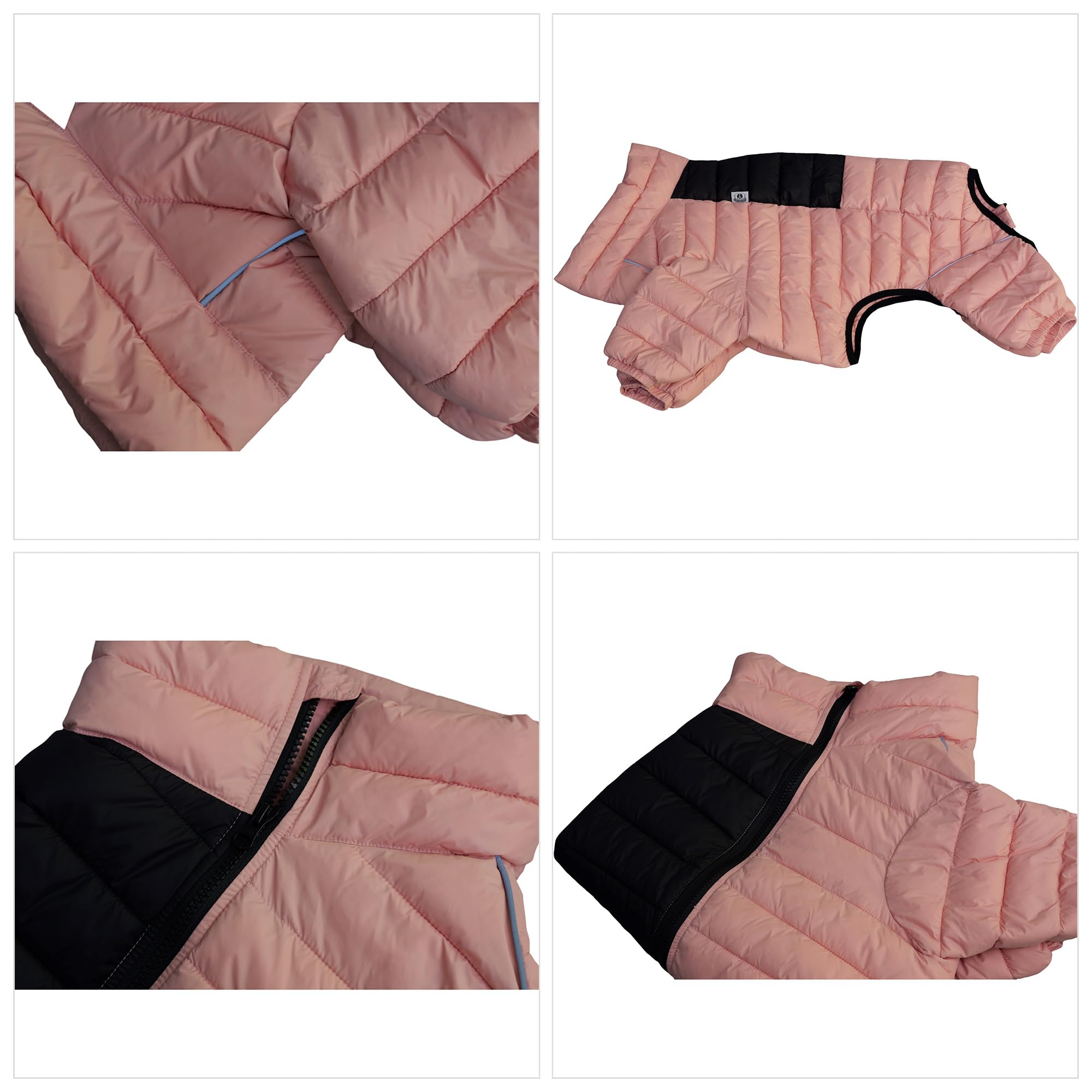 Lovelonglong Lotus Pink XL – fermeture zippée avec effet réfléchissant