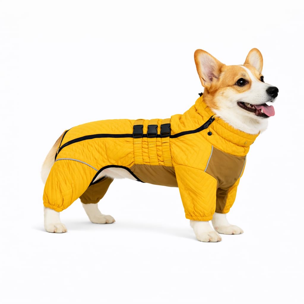 Lovelonglong manteau chien avec doublure intérieure pour chaleur durable.