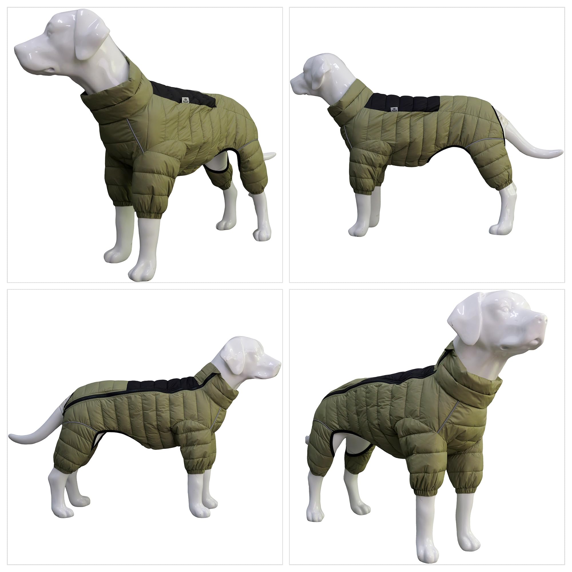 LoveLongLong manteau chien en nylon imperméable, protection contre pluie et neige.