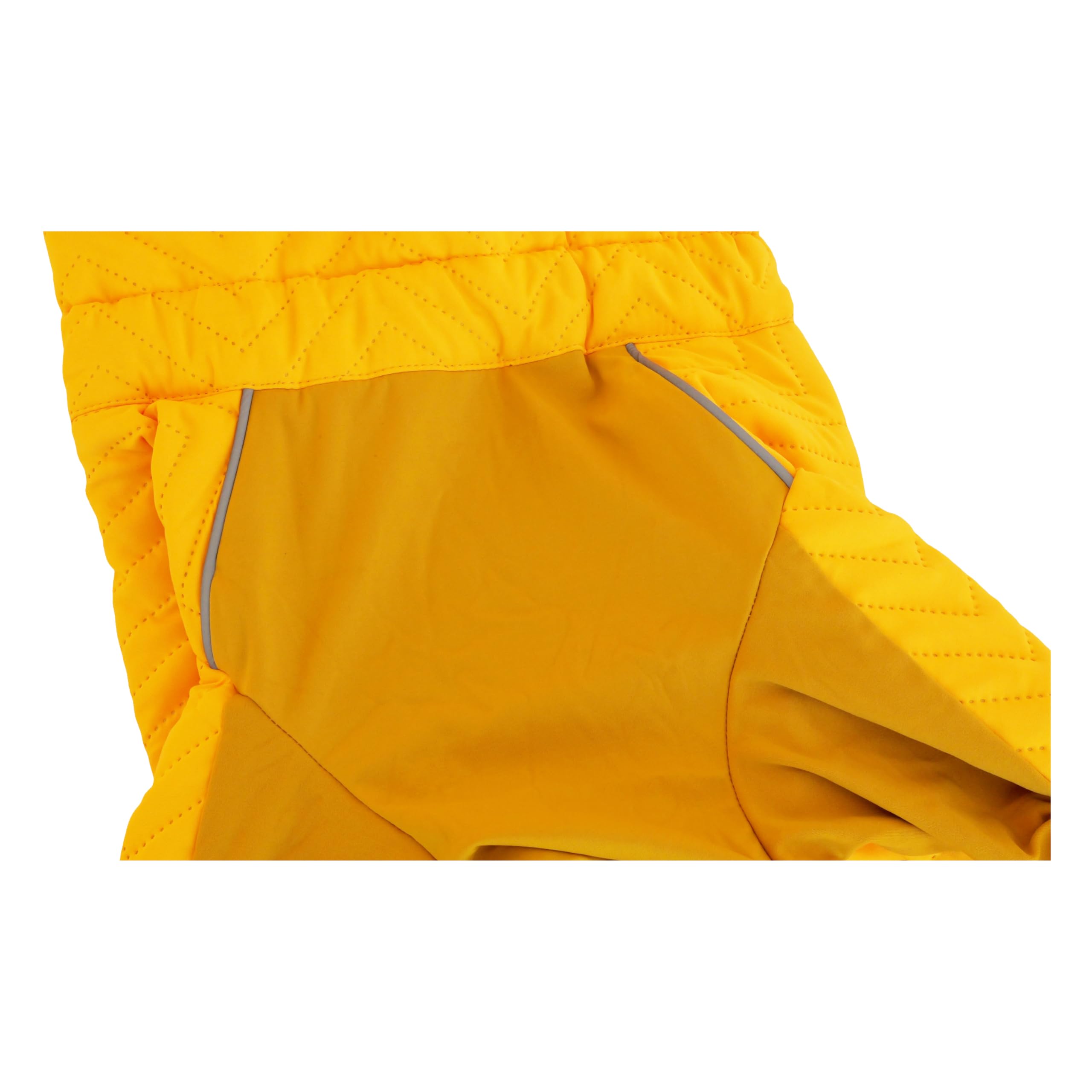 Manteau Lovelonglong jaune vif pour meilleure visibilité extérieure.
