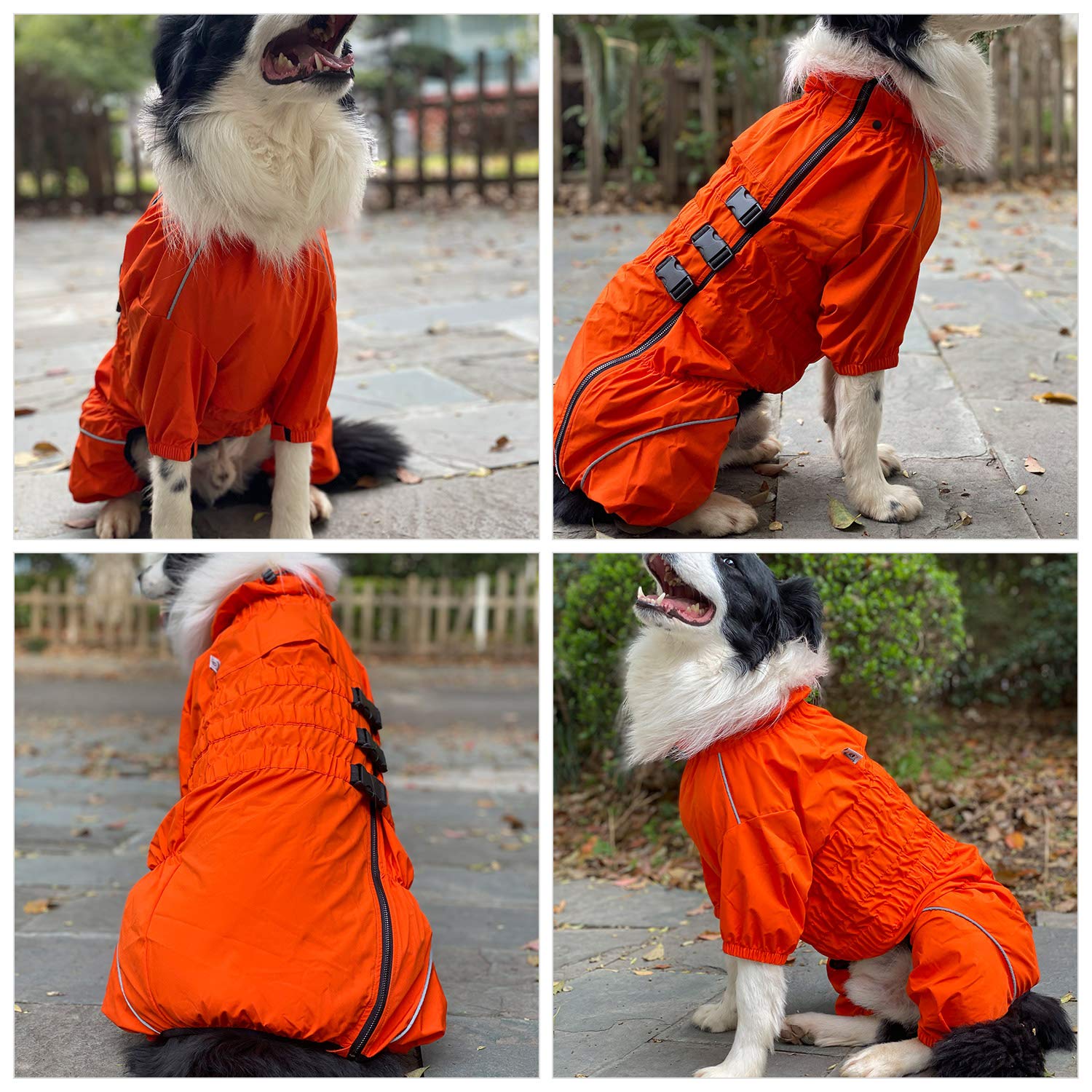 Lovelonglong manteau-chien-mobilite-flexible, liberté de mouvement lors de la marche.