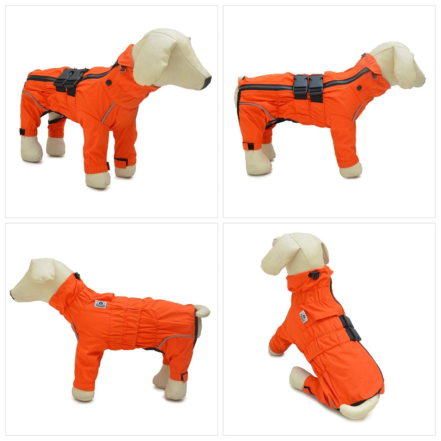 Lovelonglong manteau-chien-ouverture-laisse, accès rapide au harnais.