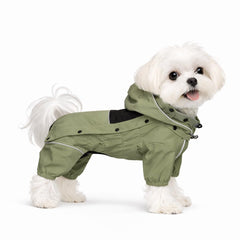 Lovelonglong manteau chien, capuche amovible, protège contre pluie et froid.