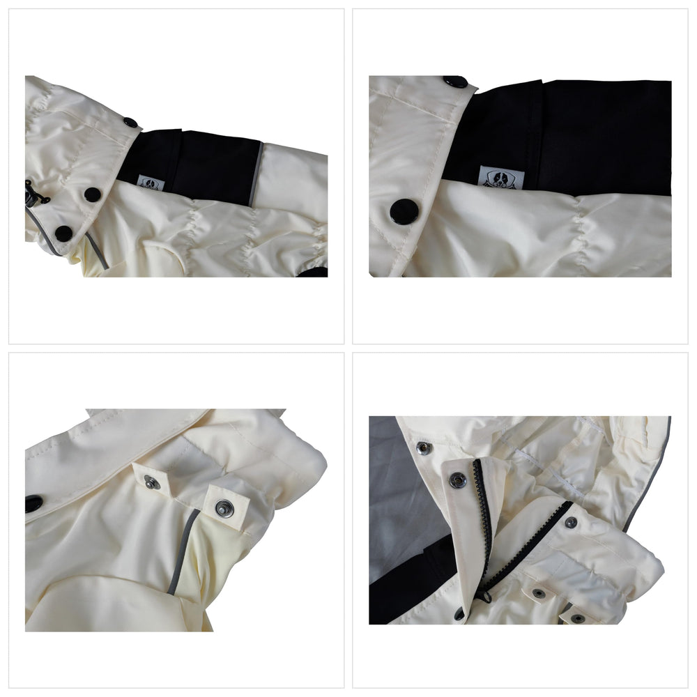 Lovelonglong manteau chien pluie manches protections, les sorties restent propres et sèches.