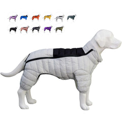 Lovelonglong manteau chien 4 pattes, vue face, chaleur confortable pour sorties quotidiennes
