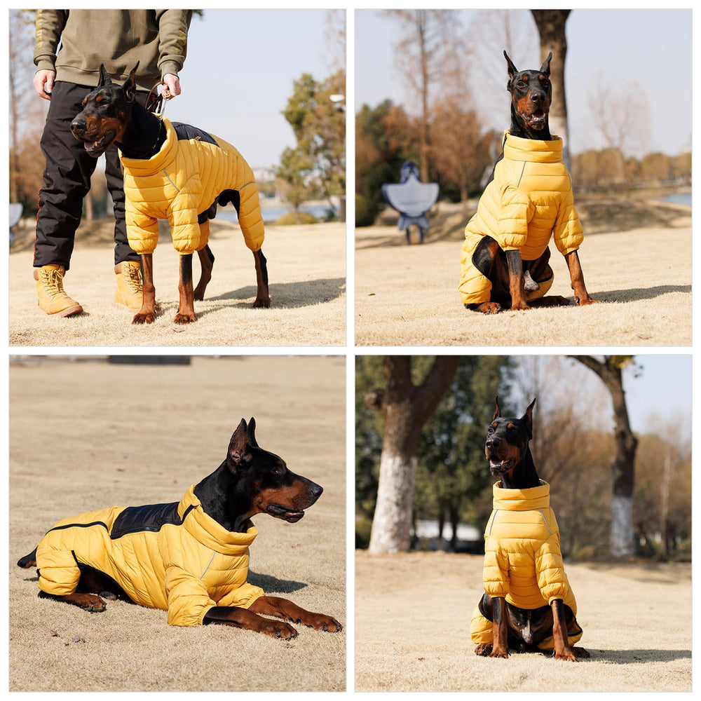 Lovelonglong manteau chien avec bande réfléchissante sur le dos pour sécurité nocturne