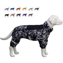 Manteau Micai Lovelonglong pour chien: quatre pattes et bande réfléchissante pour meilleure visibilité.
