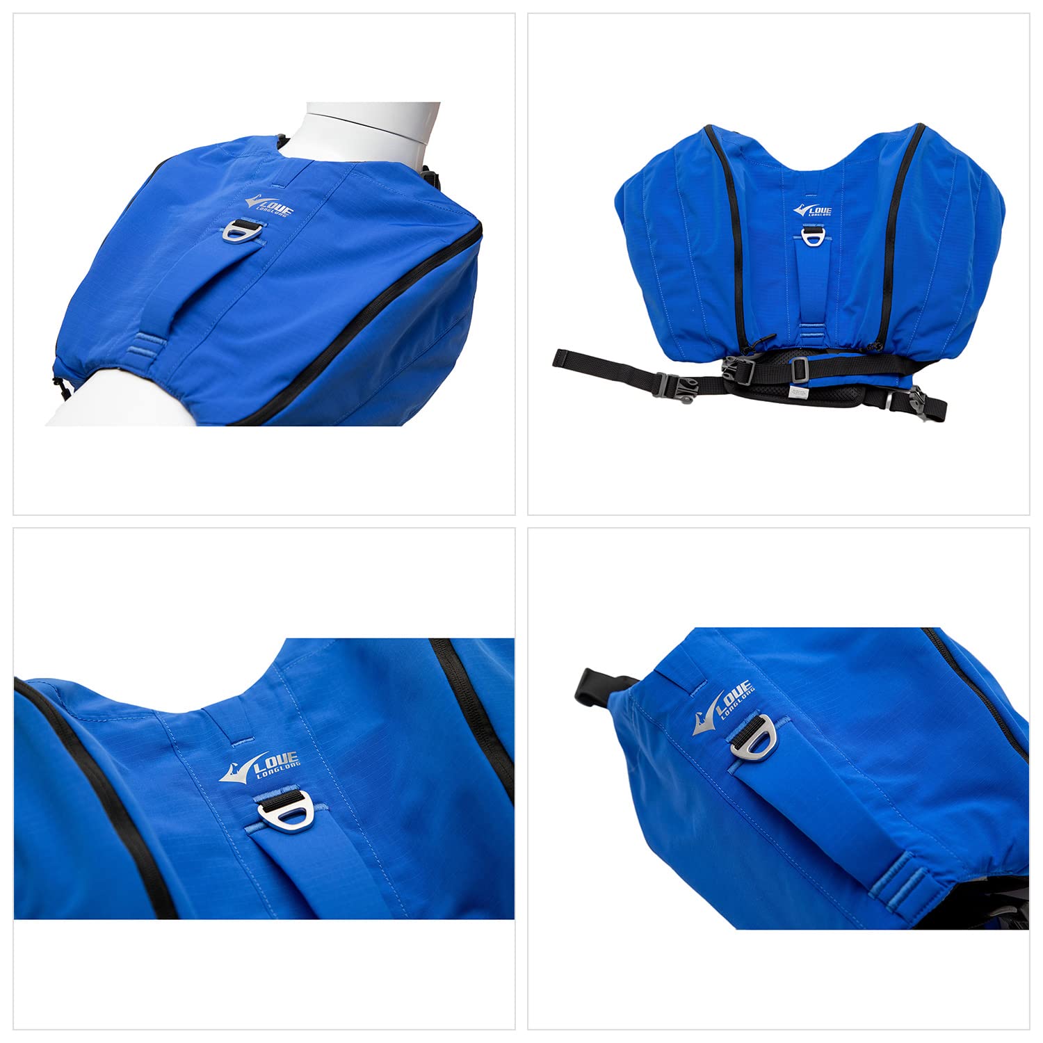 Lovelonglong réglage fin, sac-dos-chien ergonomique et confortable