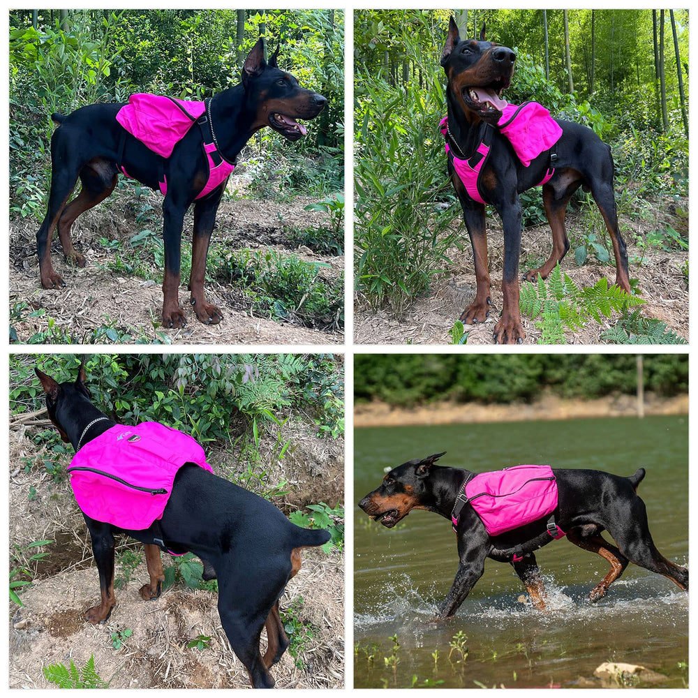 Lovelonglong sac dos chien randonnée — anneau en V facilitant les franchissements.