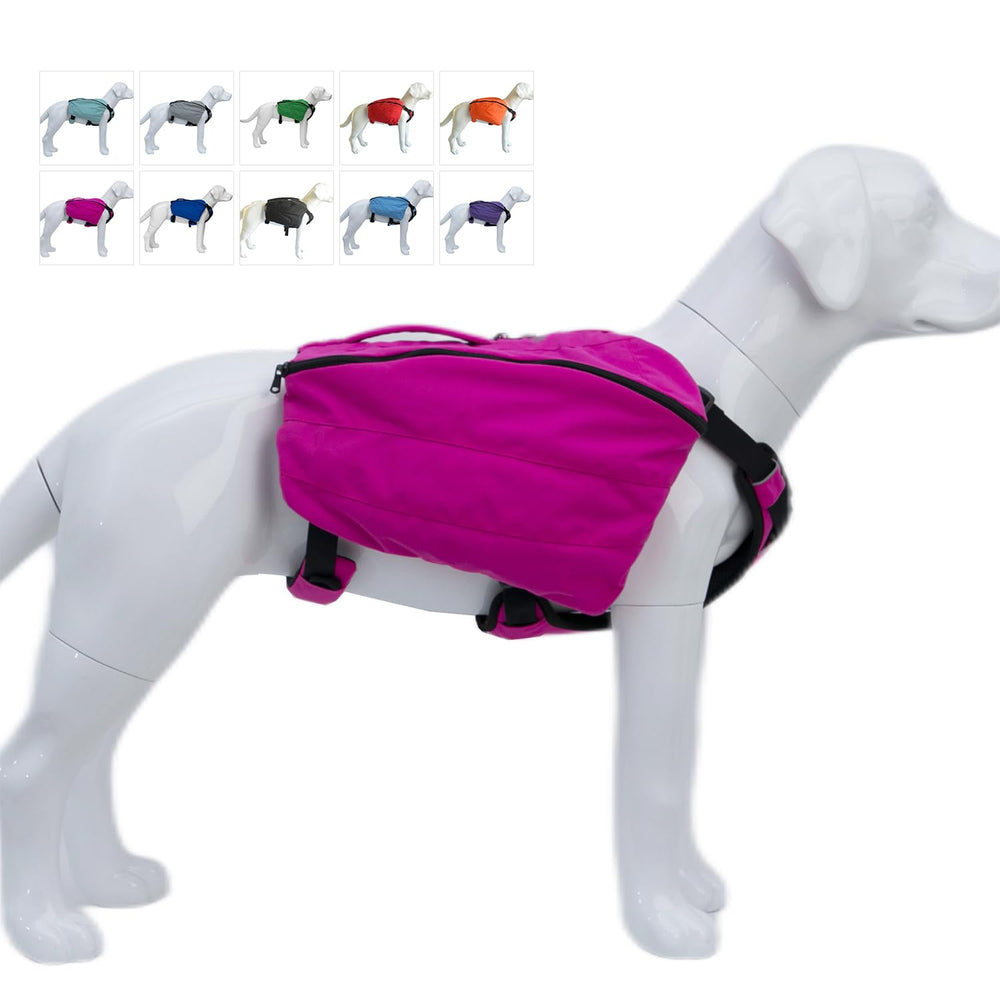 Lovelonglong sac dos chien randonnée — avant, poches latérales pratiques pour un rangement facile.